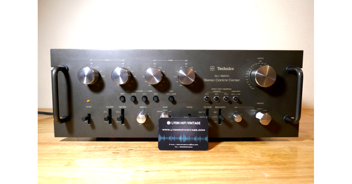 Technics SU-9200 ステレオコントロールセンター Technics SU-9200 ステレオコントロールセンター Technics SU-9200